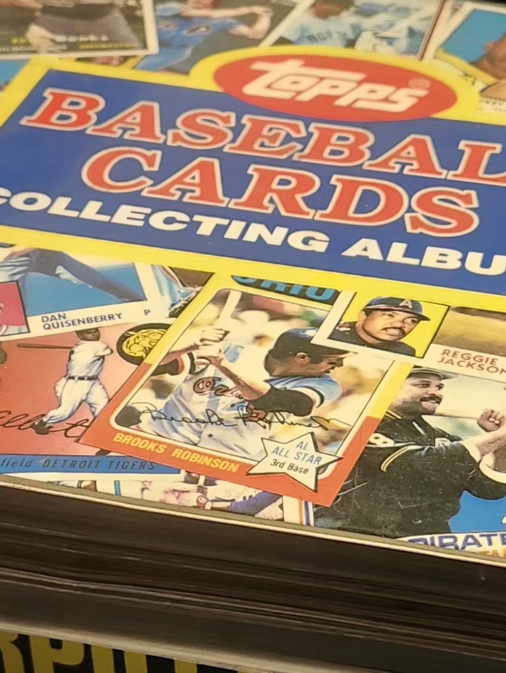 Topps Baseball Cards Album - Nearly Full